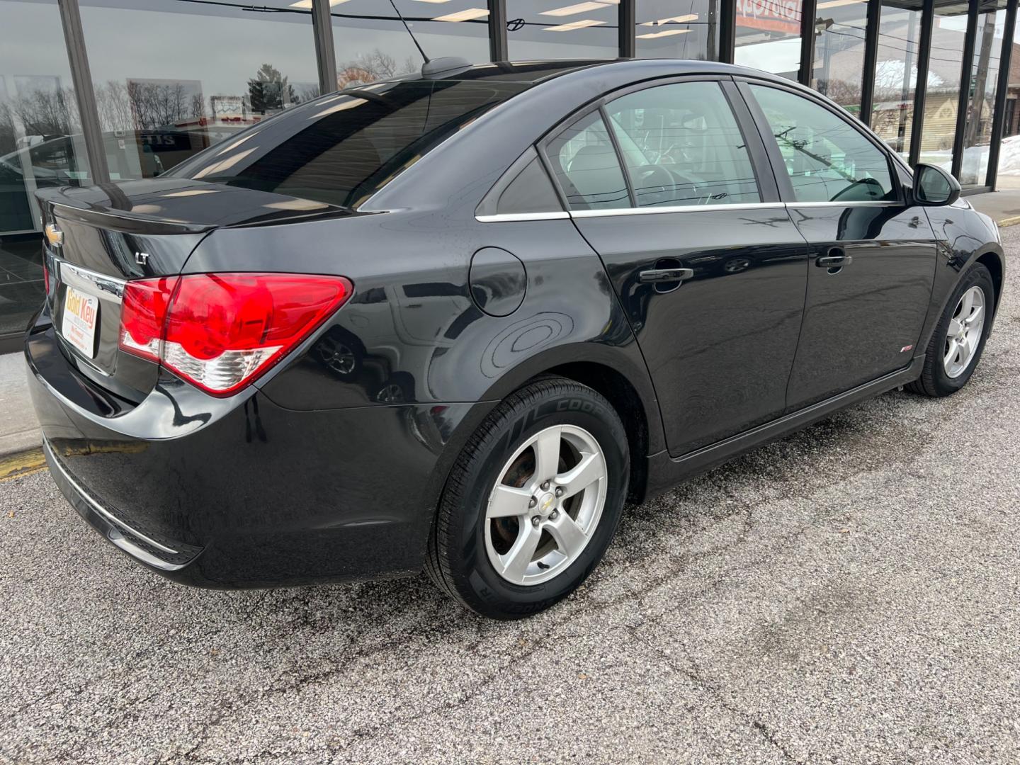 2014 Black Chevrolet Cruze LS Auto (1G1PA5SH5E7) with an 1.8L L4 DOHC 16V FFV engine, 6-Speed Automatic transmission, located at 1633 W Kimberly, Davenport, IA, 52806, (563) 323-5341, 41.559456, -90.598732 - Photo#3